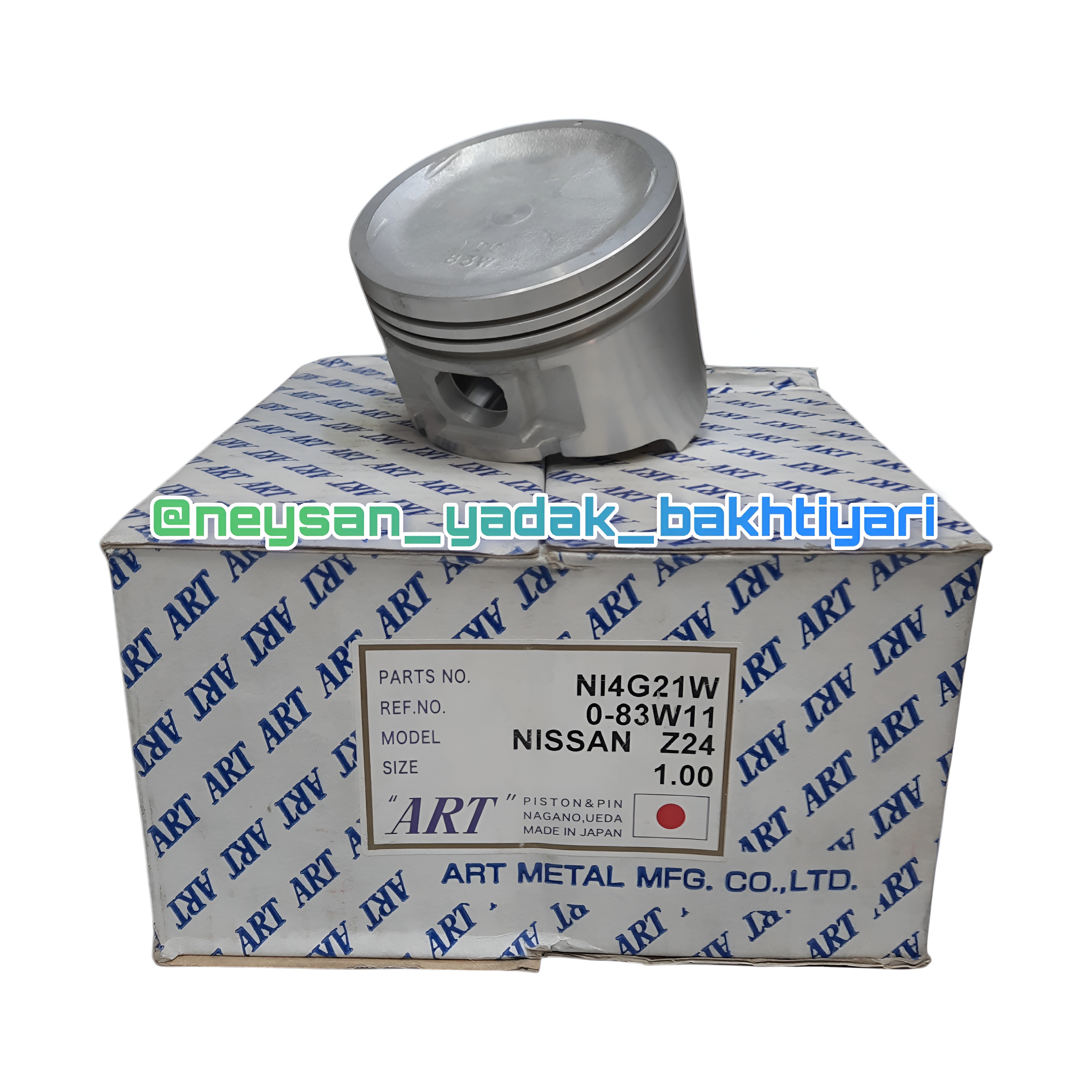 پیستون اصلی 0،50 نیسان سایپا ART
